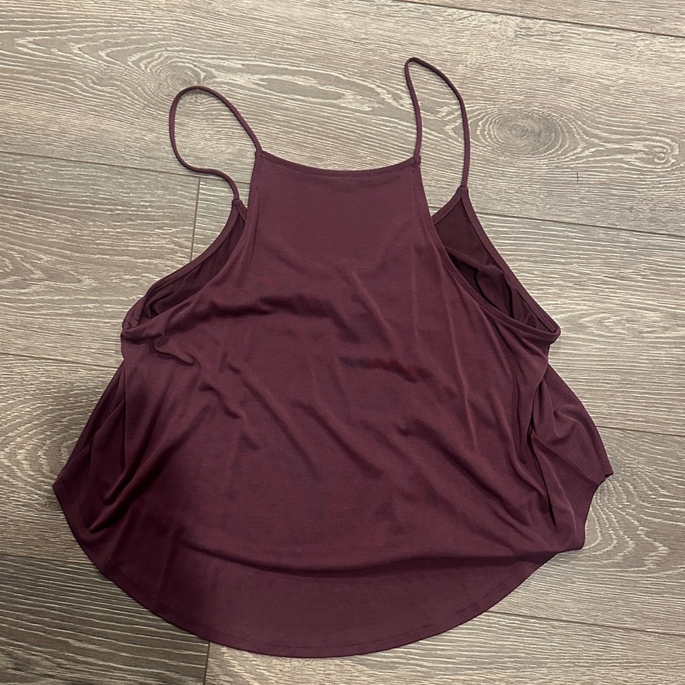 Silence + Noise Deep Burgundy Camisole